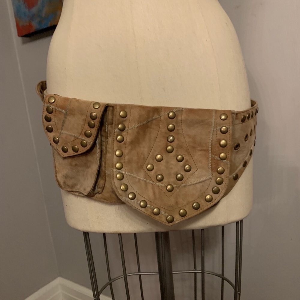 GENUINE LEATHER FESTIVAL BELT BAG